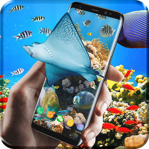 3D Underwater World Wallpaper