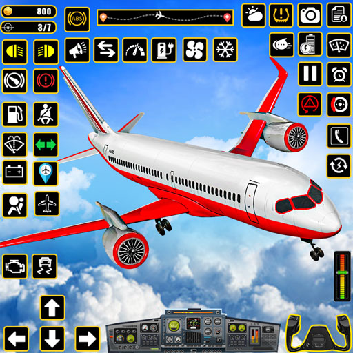simulador de vôo: jogos piloto