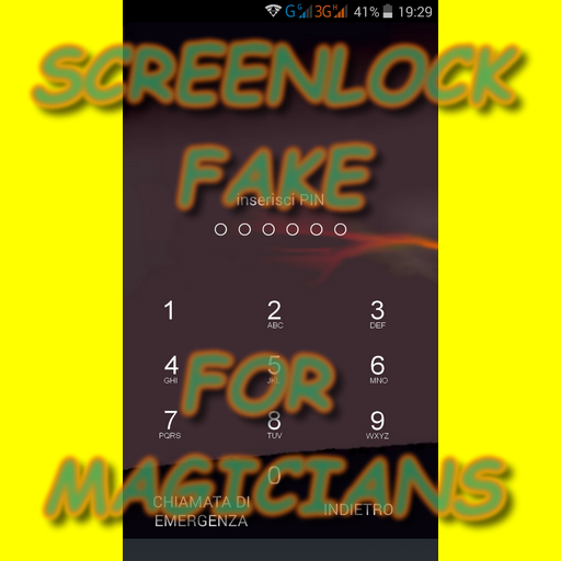 Download Screenlock Fake for magicians android on PC