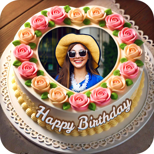 Name Photo On Birthday Cake