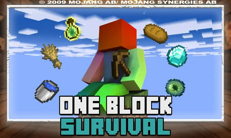 One lucky block survival mod for Android - Download