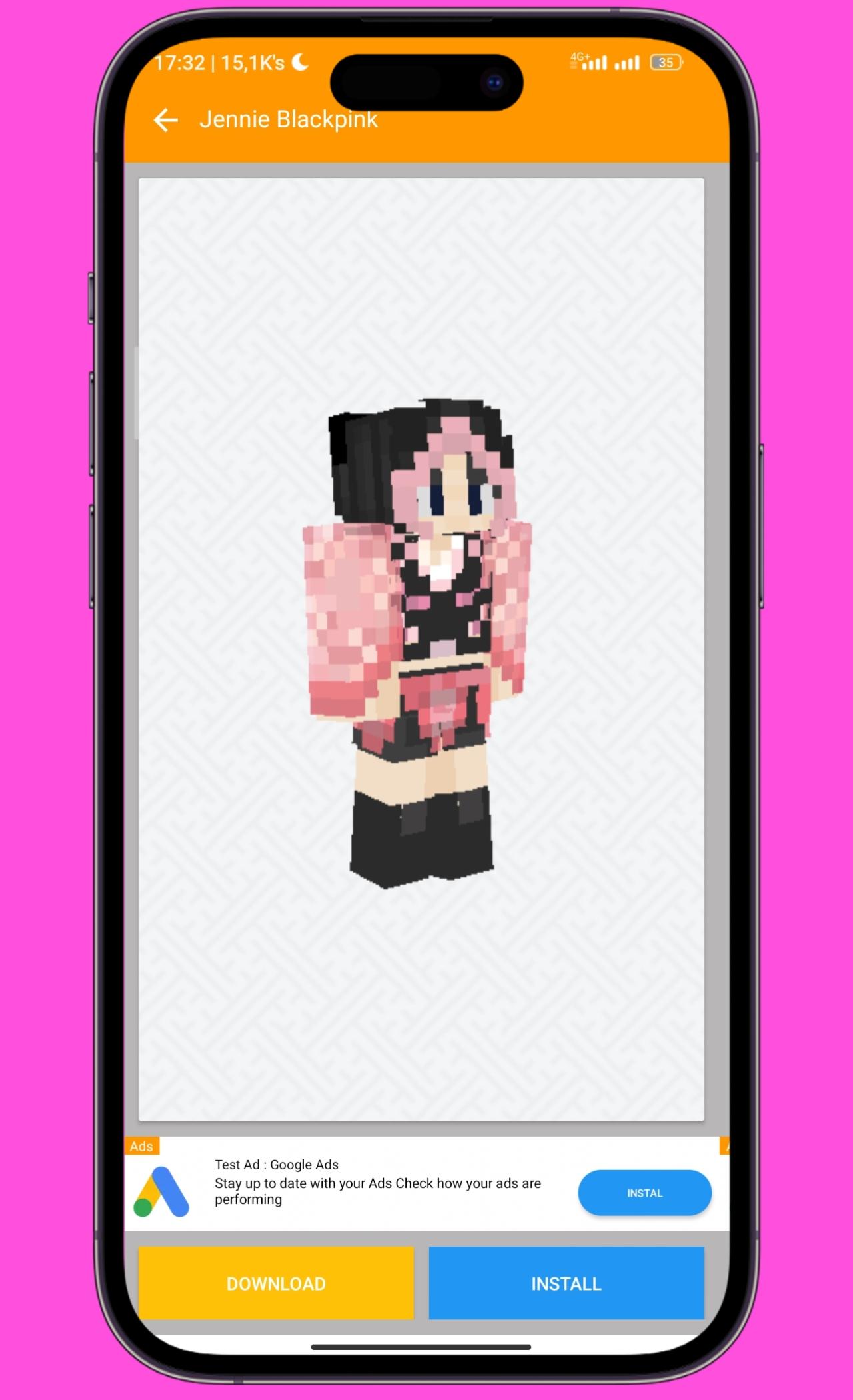 Скачать Blackpink Skin for Minecraft на ПК | Официальный представитель  GameLoop