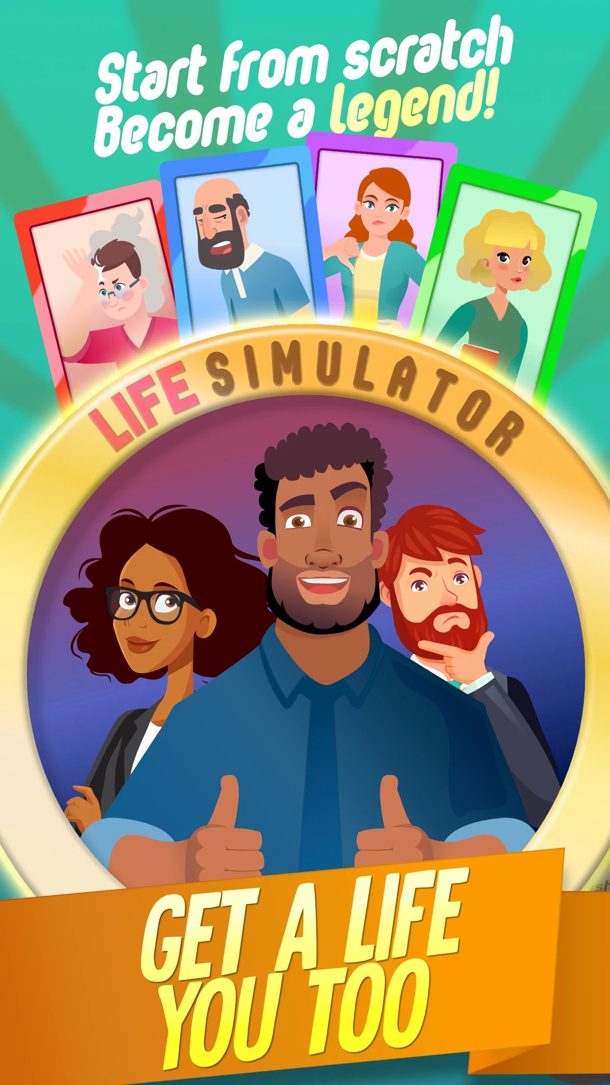 تنزيل Real Life Simulator Sim RPG على جهاز الكمبيوتر | مسؤول GameLoop