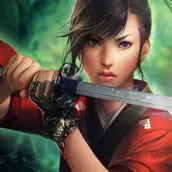 Samurai Girl Assassin Fighting