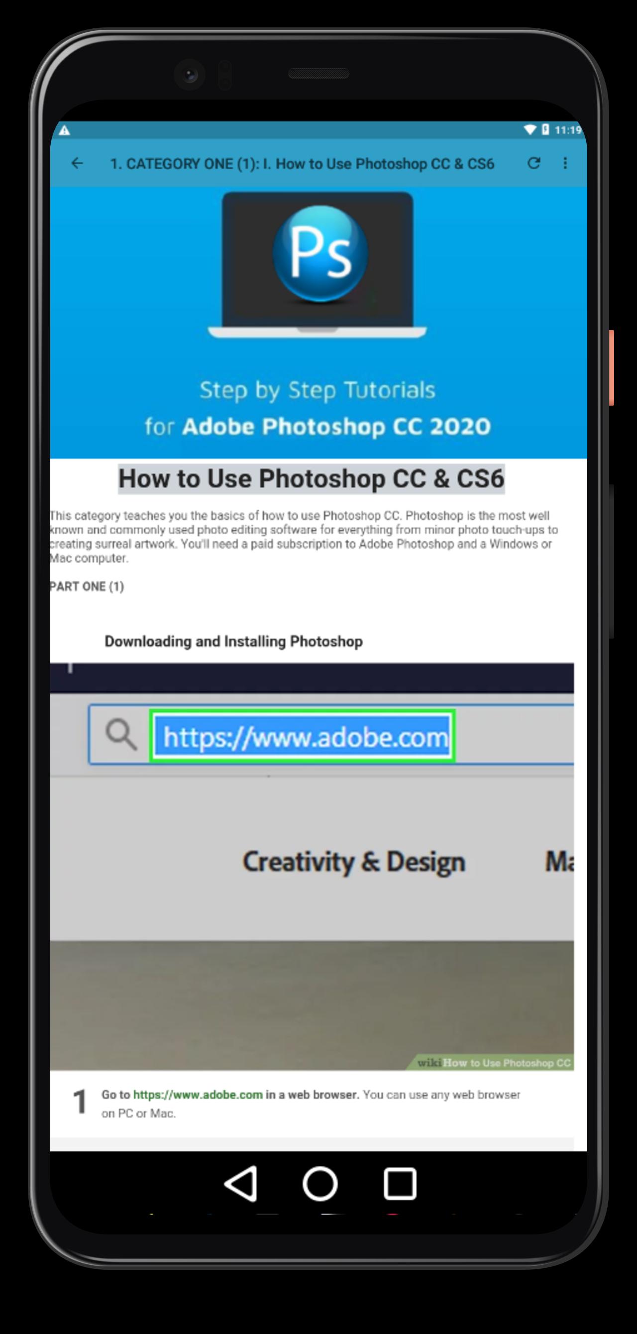 Download Mastering Adobe Photoshop android on PC