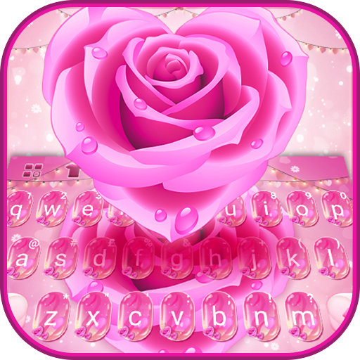 Pink Rose Klavye Teması