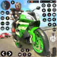 Motorbike Traffic Race Game 3D