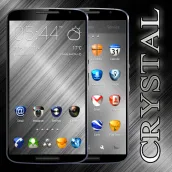 Crystal Free Go Launcher Theme