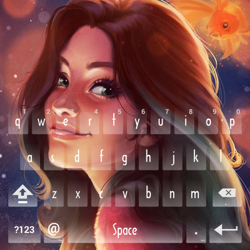 My photo keyboard-custom theme