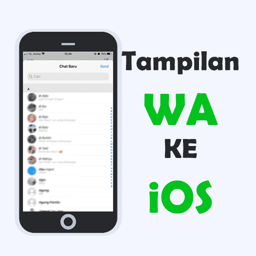 Cara WA Dengan Tampilan iPhone