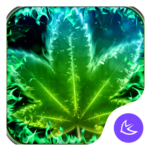 Shine Green Leaf Theme & HD wa