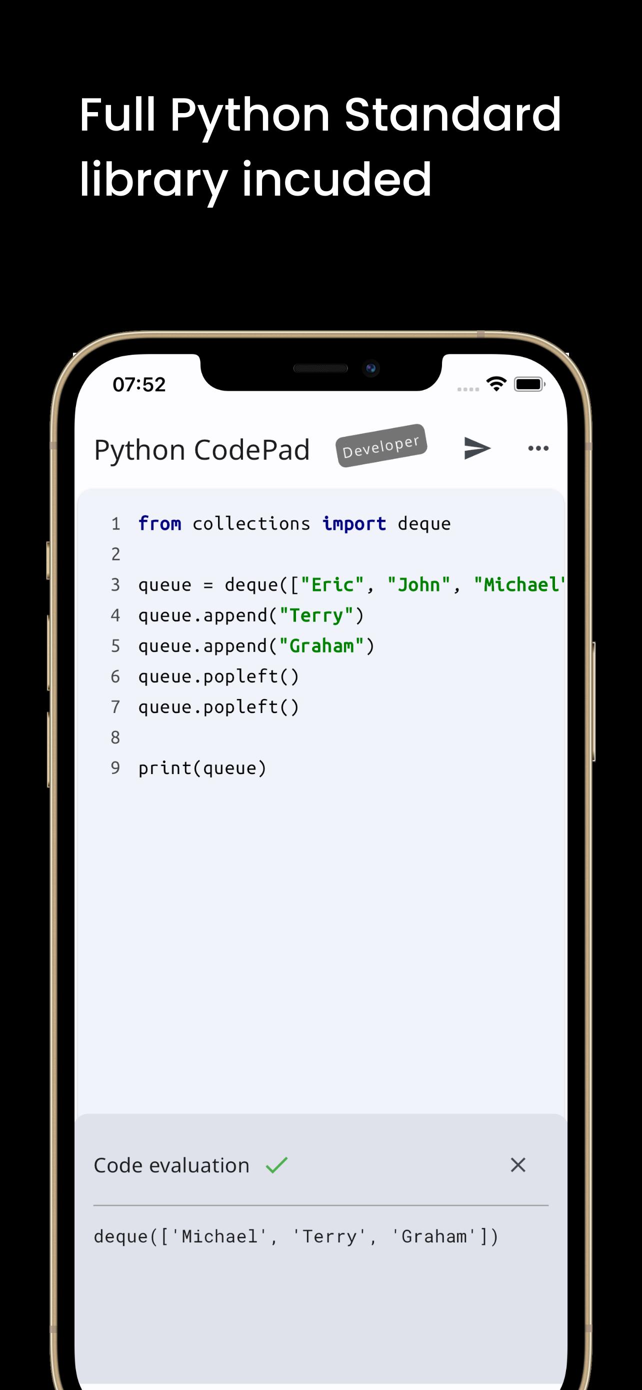 Скачать Python Code-Pad - Compiler&IDE на ПК | Официальный представитель  GameLoop