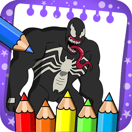 venom coloring super heros hd