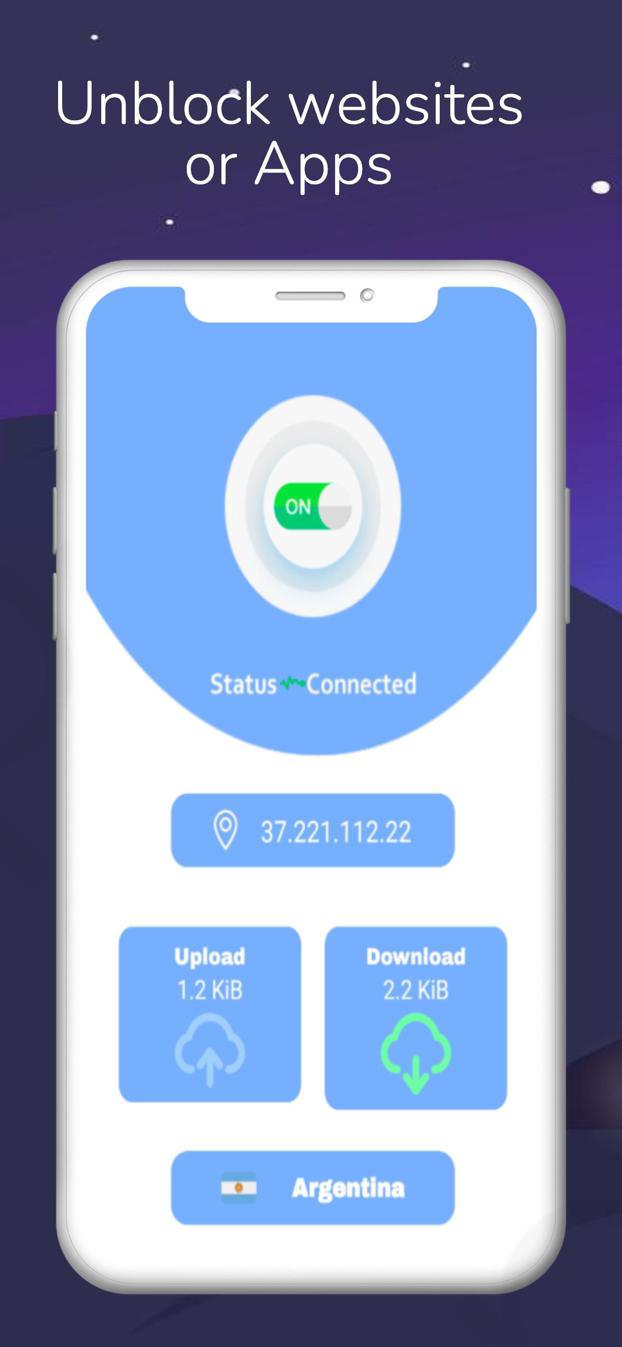 Download VPN Argentina - Unlimited Free VPN 🌐 ‏⭐✓🇦🇷 android on PC