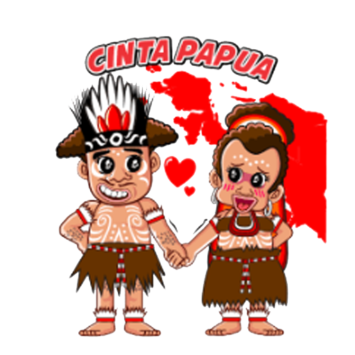 Stiker Cinta Papua