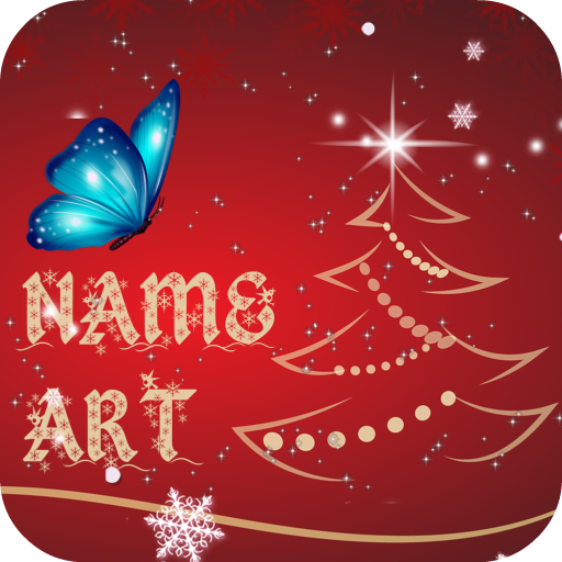 Christmas Card Name Art Maker