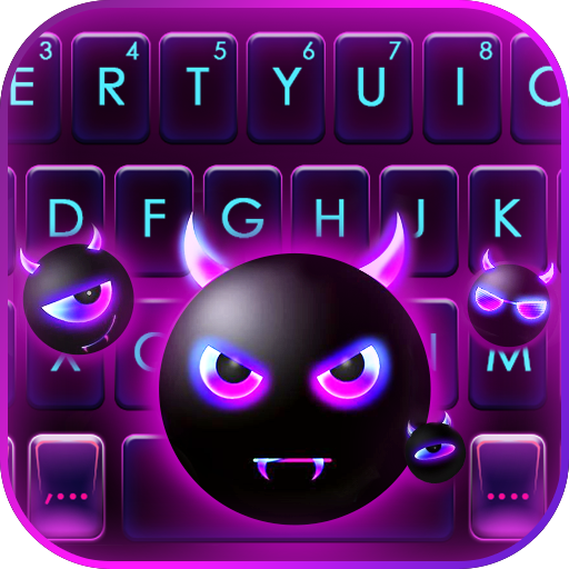 Devil Emoji Keyboard Backgroun