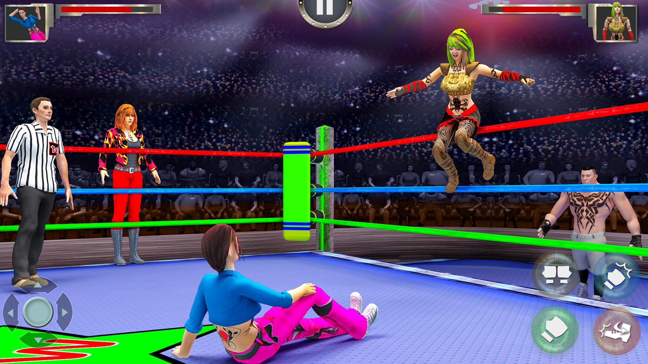 Скачать Женщины Wrestling Борьба Revolution: Борьба Игры на ПК |  Официальный представитель GameLoop