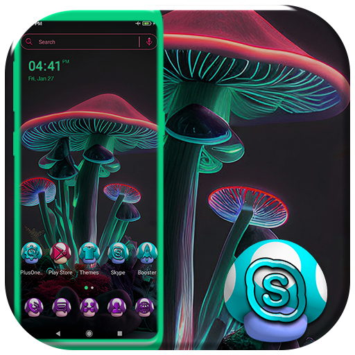 Colorful Mushroom Theme