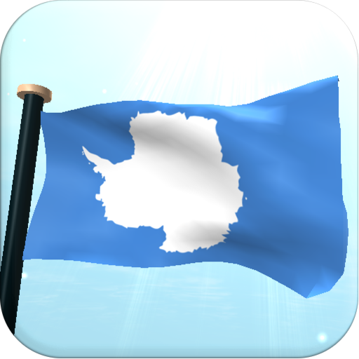 Antarctica Flag 3D Free