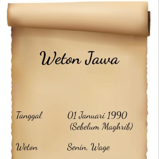 Cek Weton