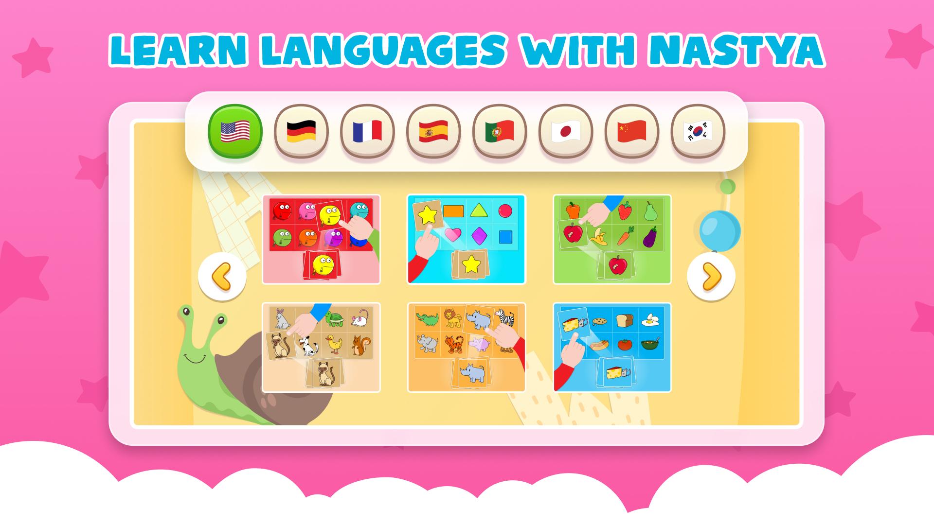 Скачать Learn Like Nastya: Kids Games на ПК | Официальный представитель  GameLoop