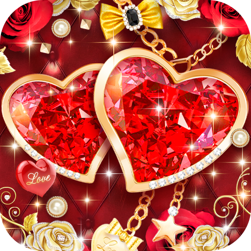 Tema Coração vermelho do amor 3D 💖