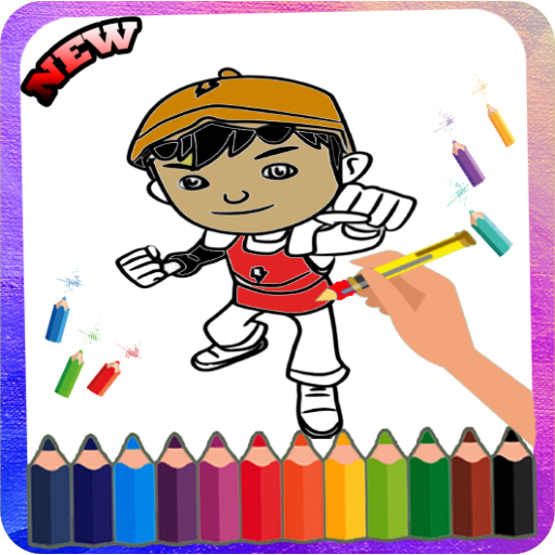 Boboi Boy Coloring Book - Expe