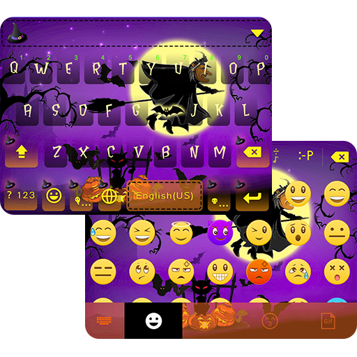 Halloween Witch Keyboard Theme