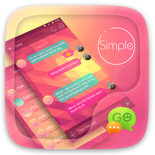 (FREE) GO SMS SIMPLE THEME