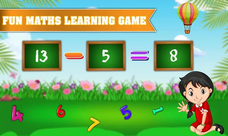 Download Kids Math Game : Add Subtract android on PC