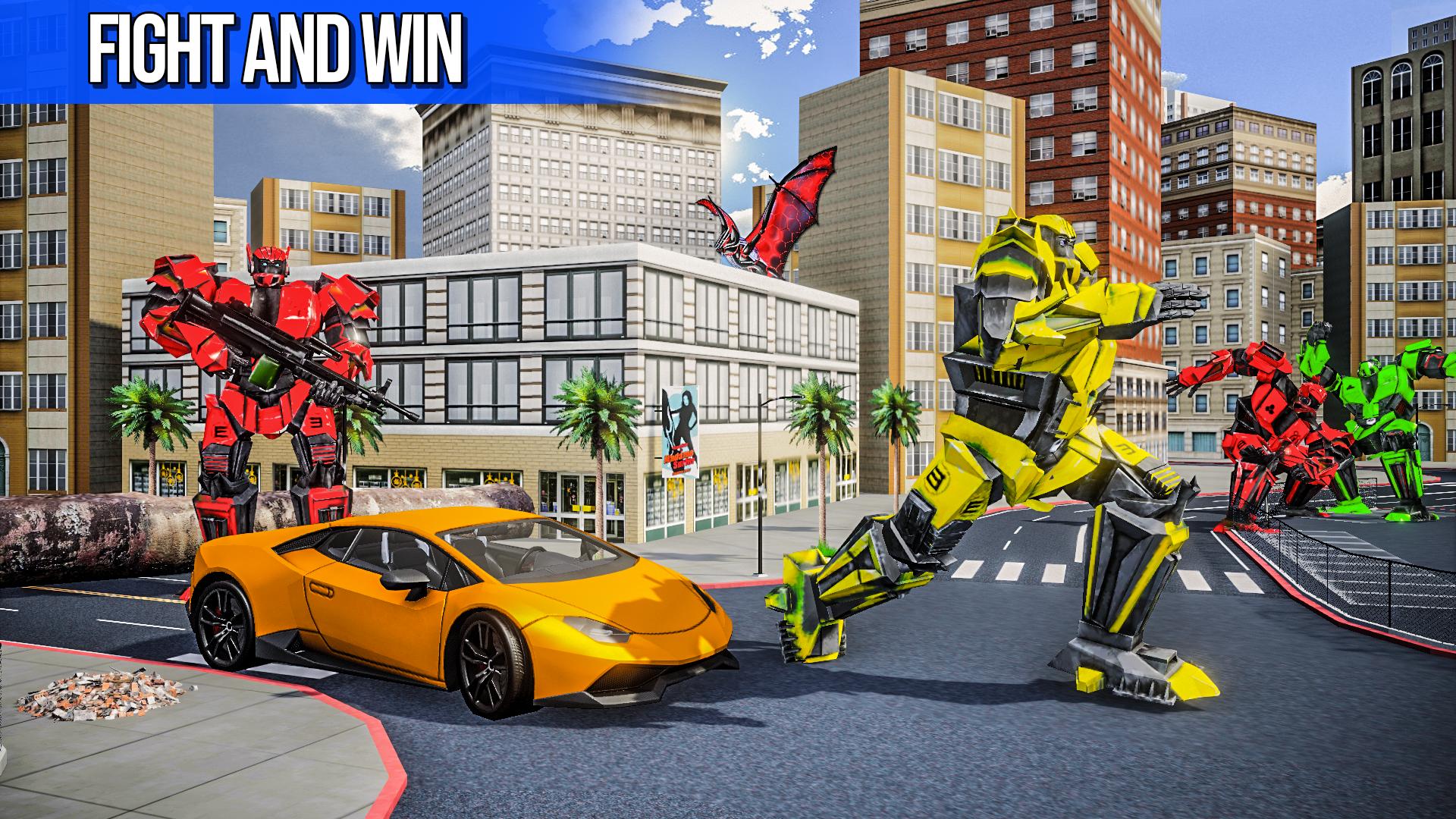 Play Flying Bat Robot Bike Game Online for Free on PC & Mobile