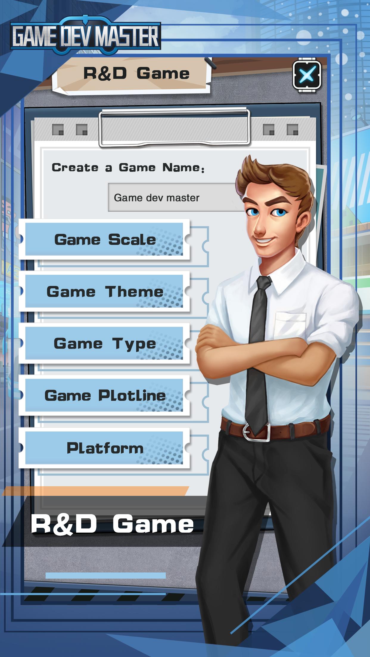 Download Game Dev Master - Tycoon Story life simulator android on PC