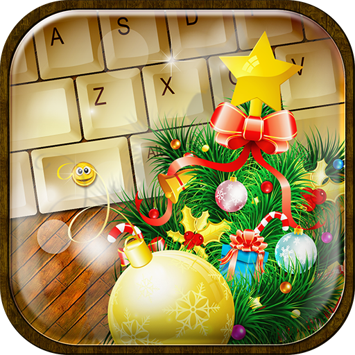 Teclado com Emoji - Natal