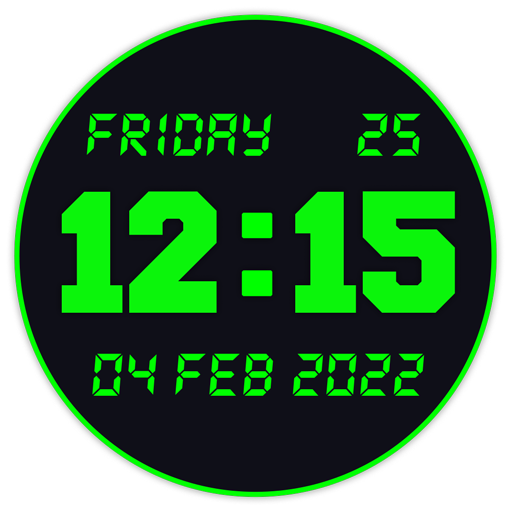 Digital Clock Live Wallpaper