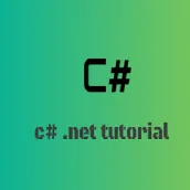 c# .net tutorial
