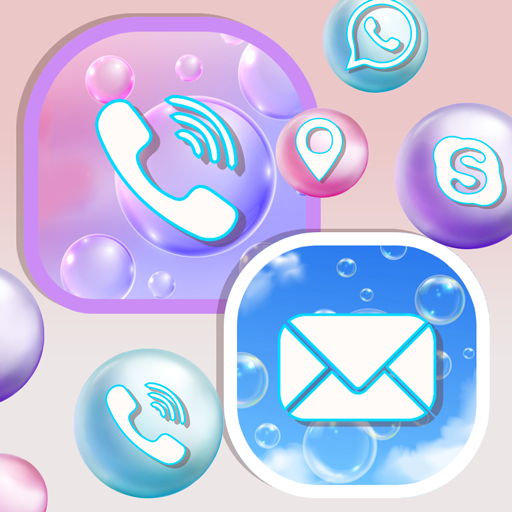 Colorful Bubble App Icon Pack