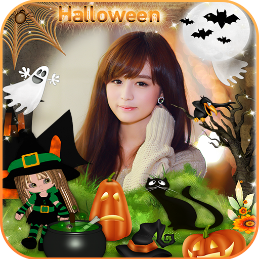 bingkai gambar halloween