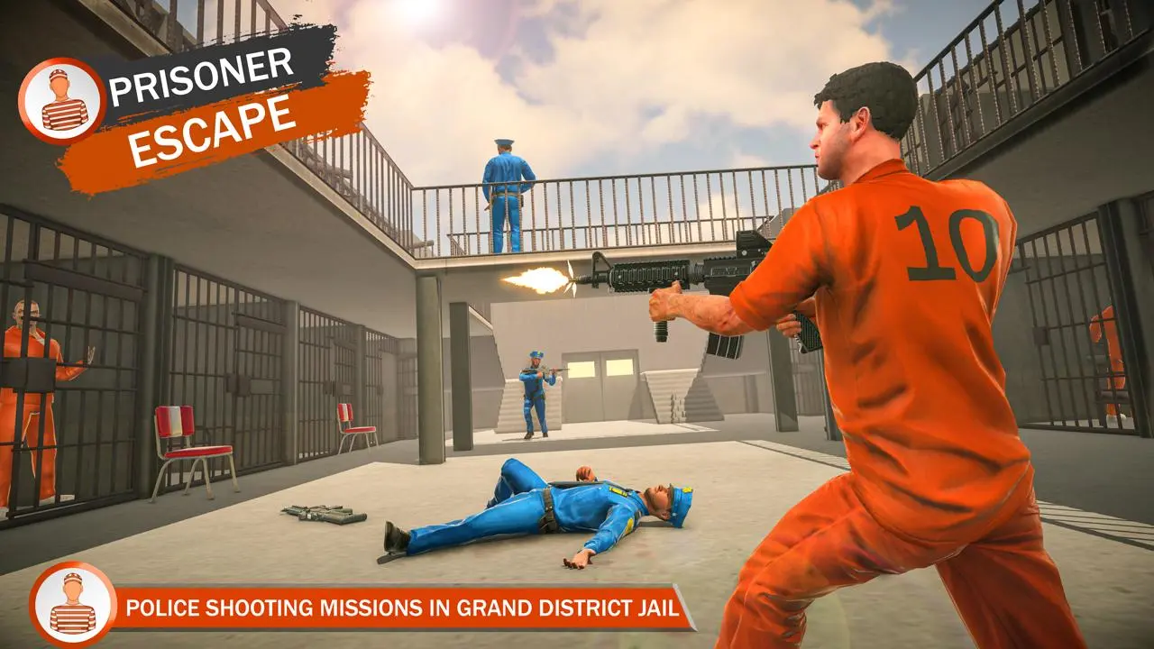 Download Grand Prison Escape Game 3d android on PC