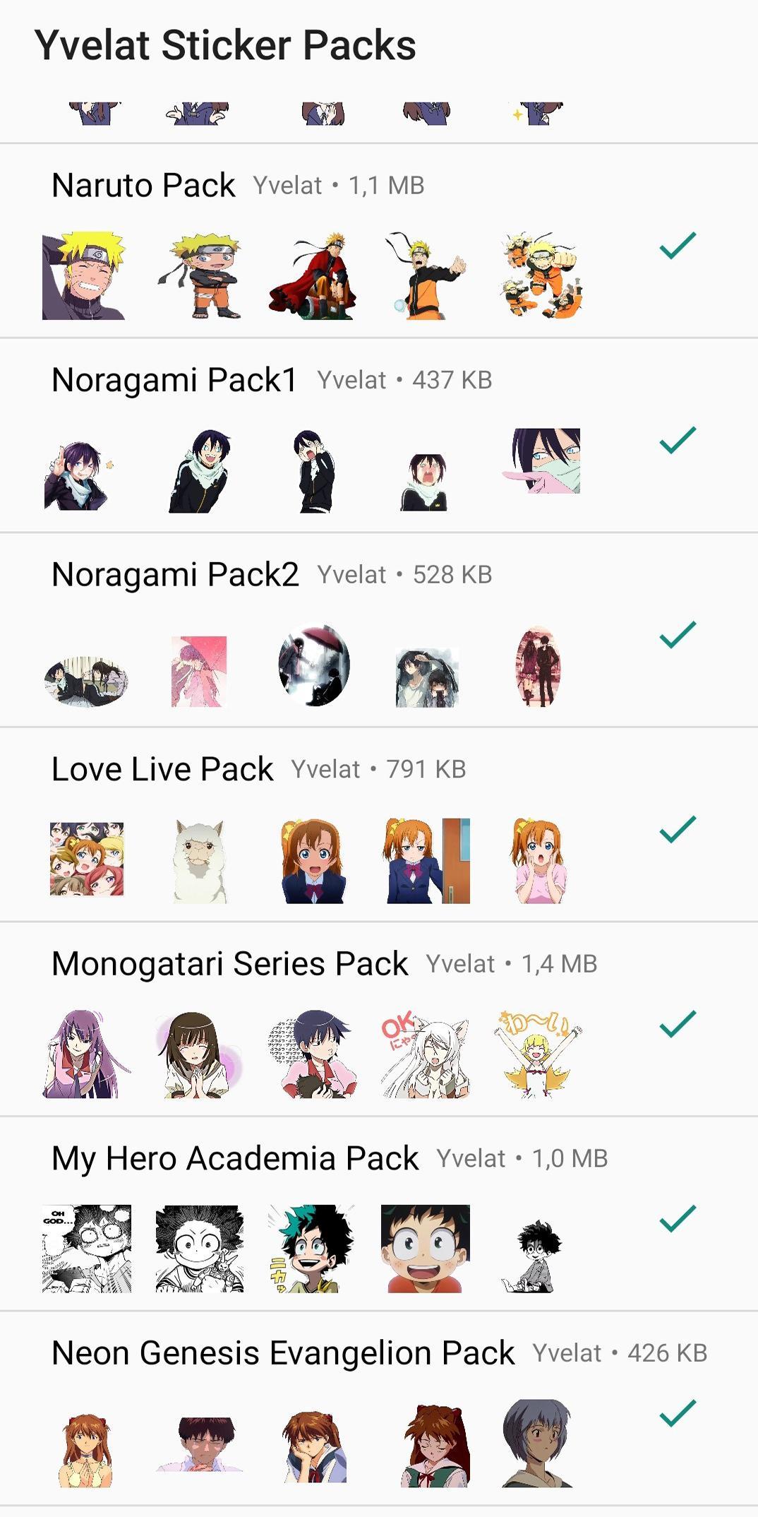 Download Anime Stickers for WhatsApp - android on PC