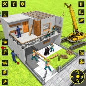 現代家居設計和房屋建築遊戲3D