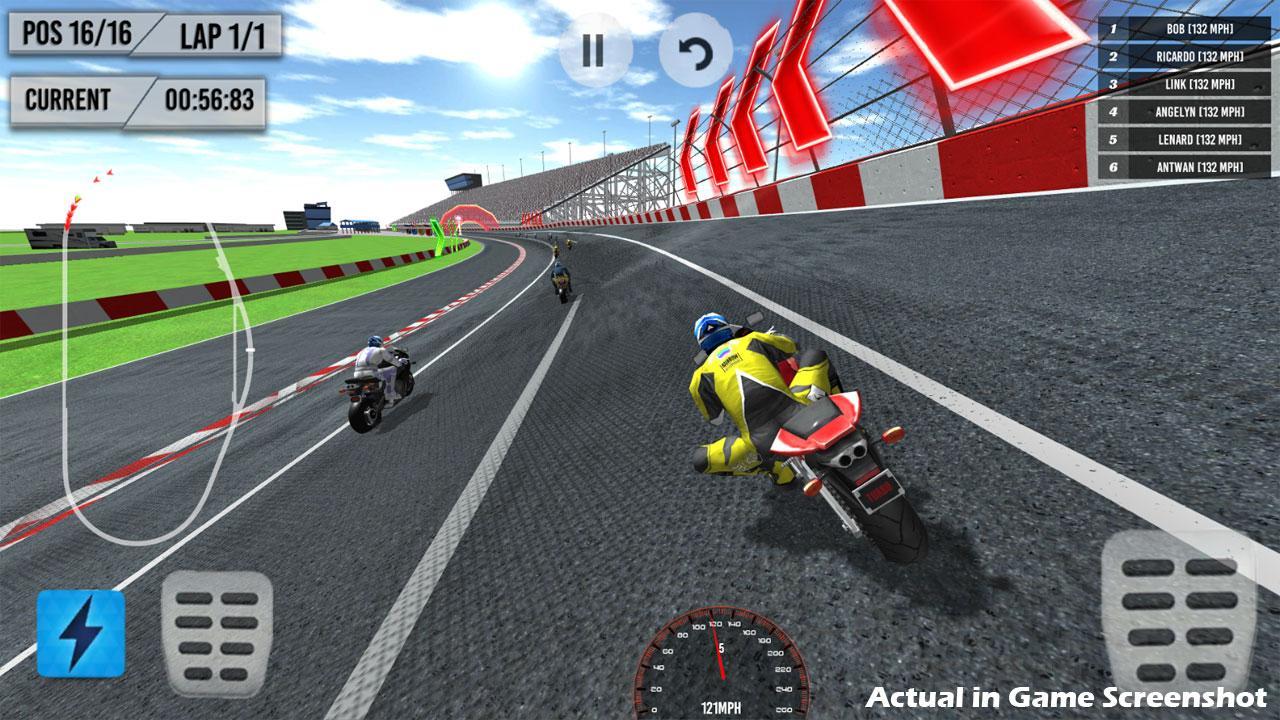 Jogo de Corrida de Moto Real Bike Racing Android Gameplay 