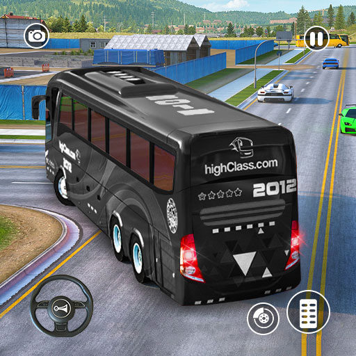 米国バスシミュレーター運転ゲーム