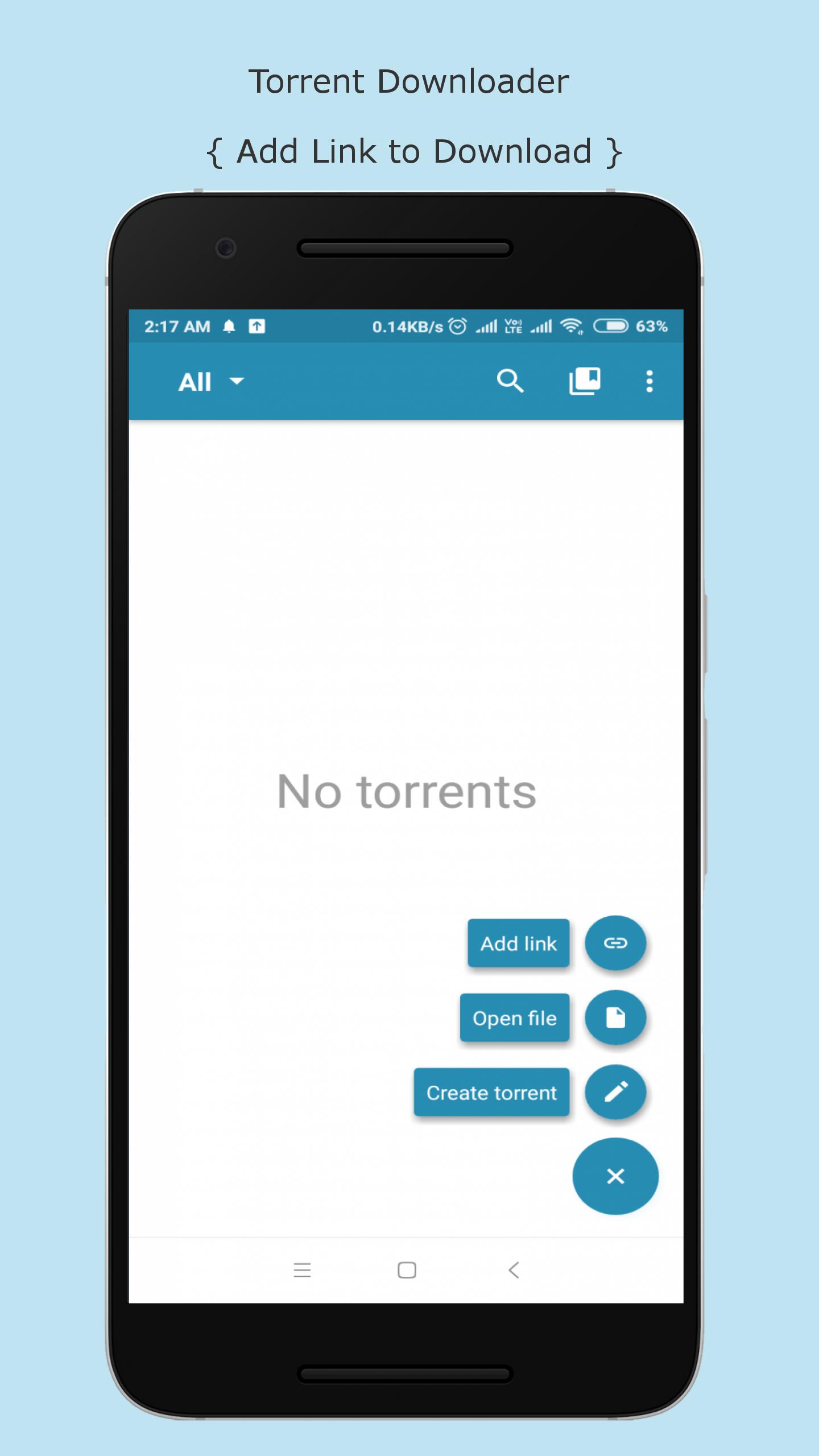 Download Torrent Downloader ( Torrent Magnet Downloader ) android on PC