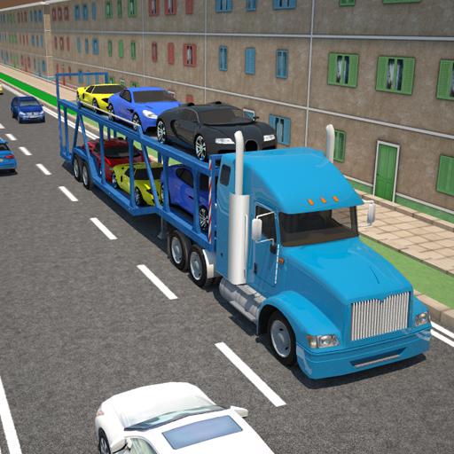 3D Araba taşıma kamyonu