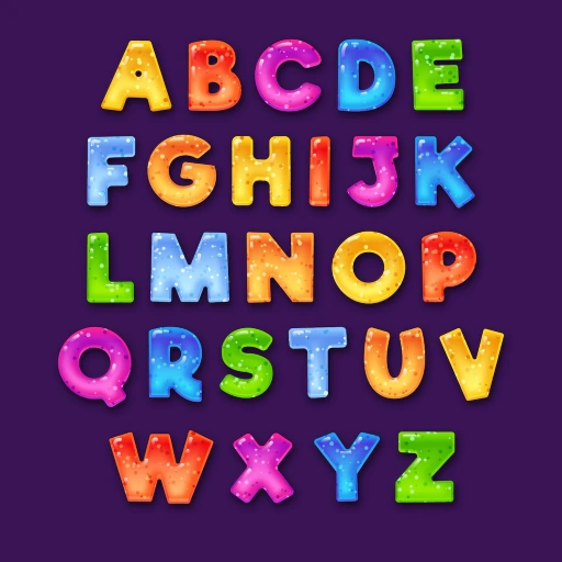 English alphabet for children