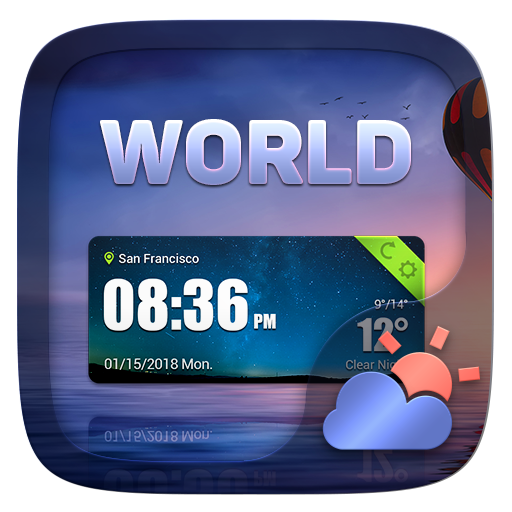 World GO Weather Widget Theme