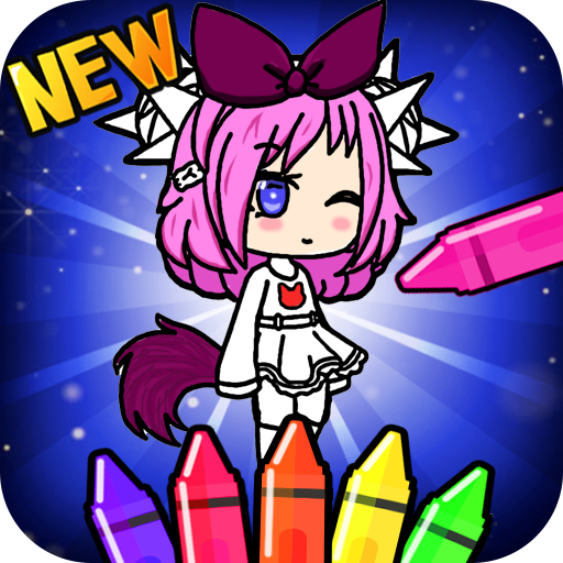 gacha life coloring book