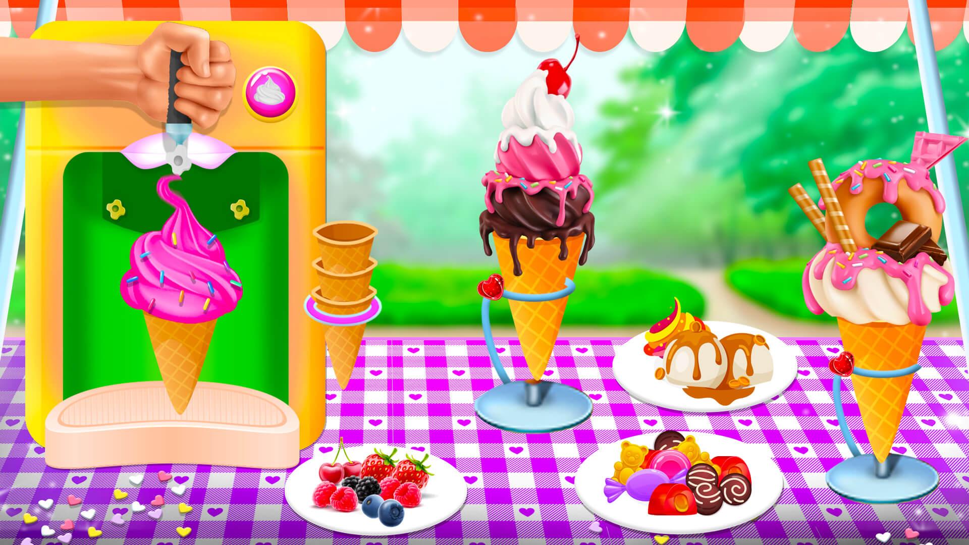 Download Ice Cream Snow Cone Maker Game android on PC