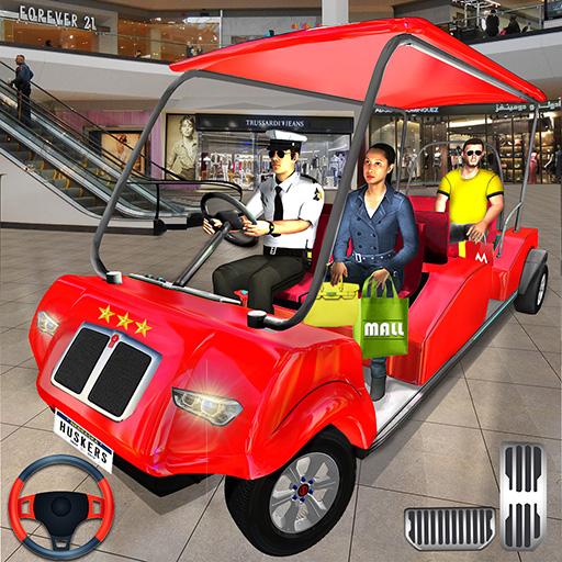 Shopping mall car Taxi driving